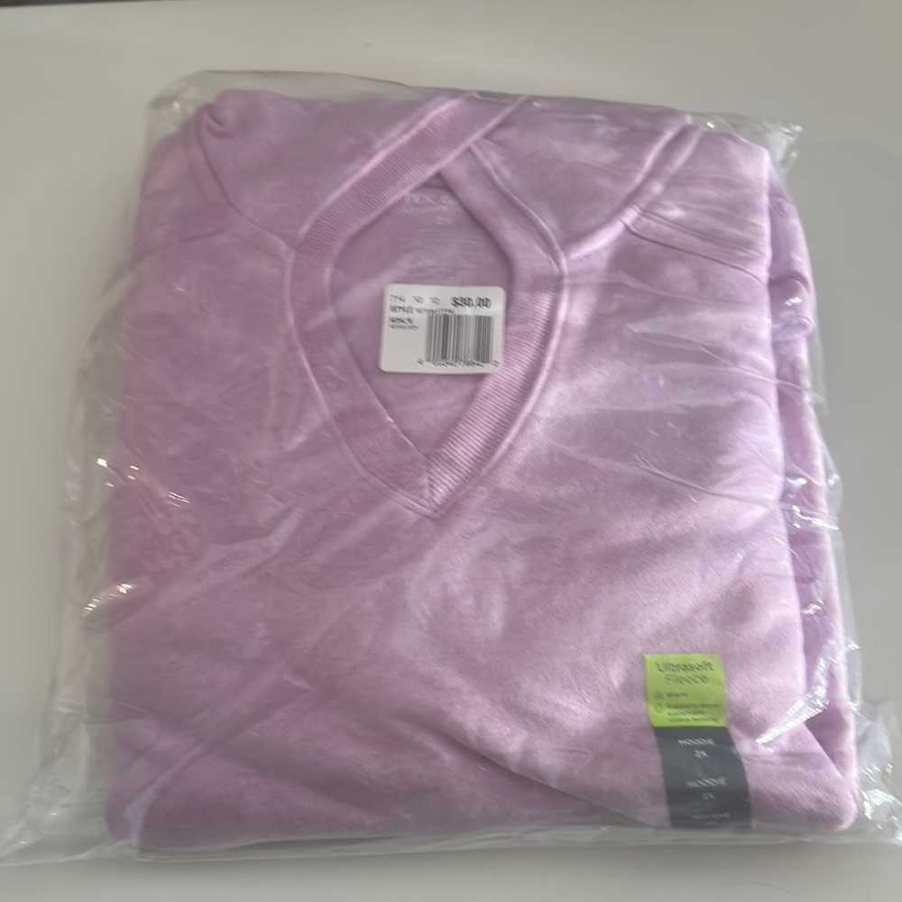 Tek Gear Light Purple V-Neck Hoodie
